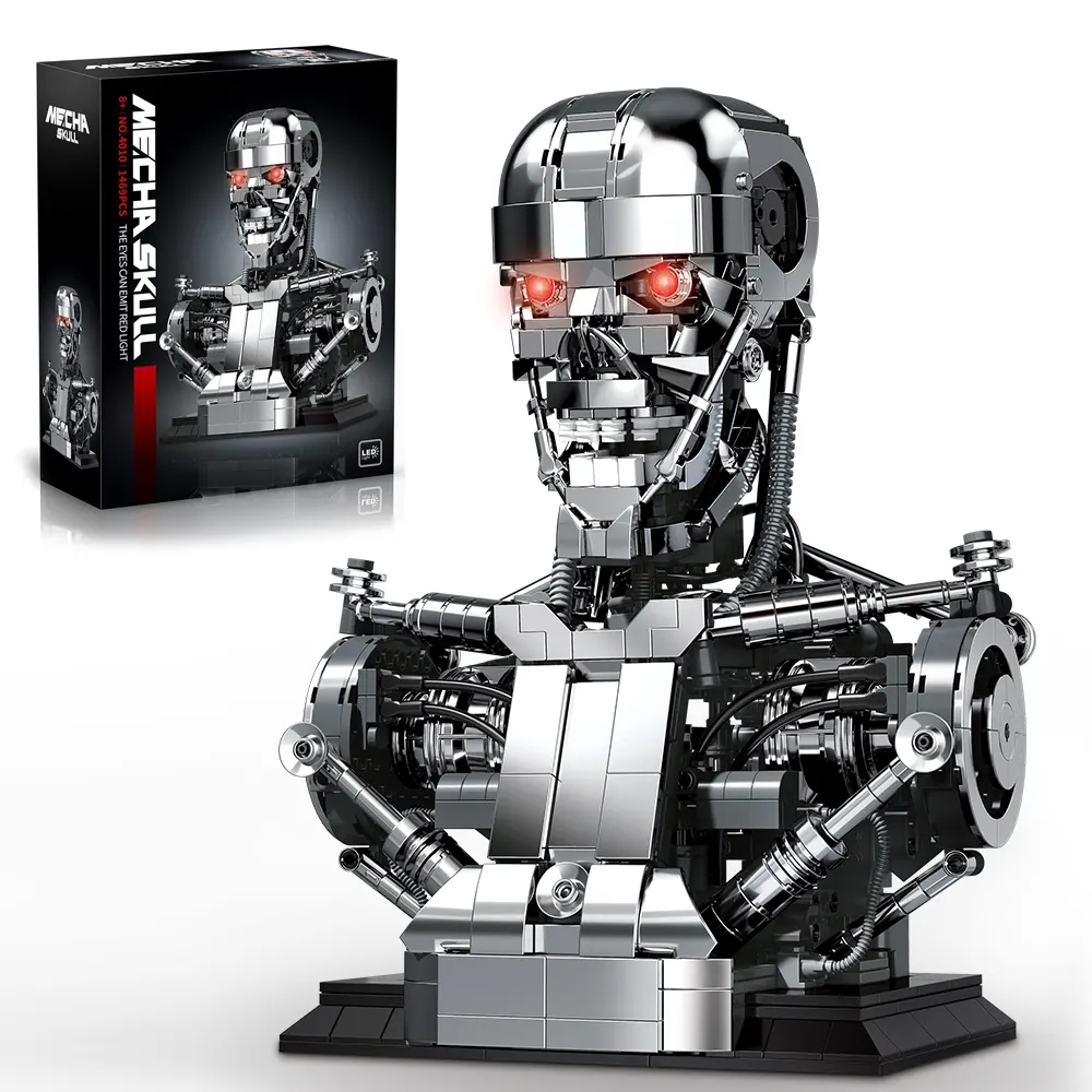 Board Game Jumanji - 1469PCS Mecha Skull Skeleton Robot Building