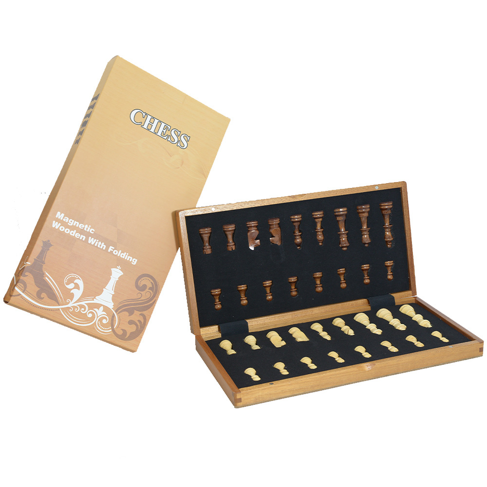 Magnetic Wooden Folding Chess  - Board Game Yearbook review and price
