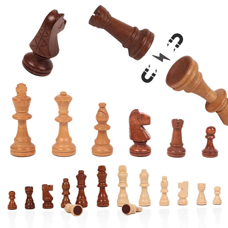 Magnetic Wooden Folding Chess  - Board Game Yearbook review and price