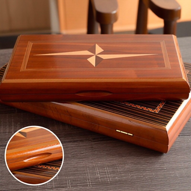Solid Wood Backgammon 11-19 In - Board Game Yearbook review and price