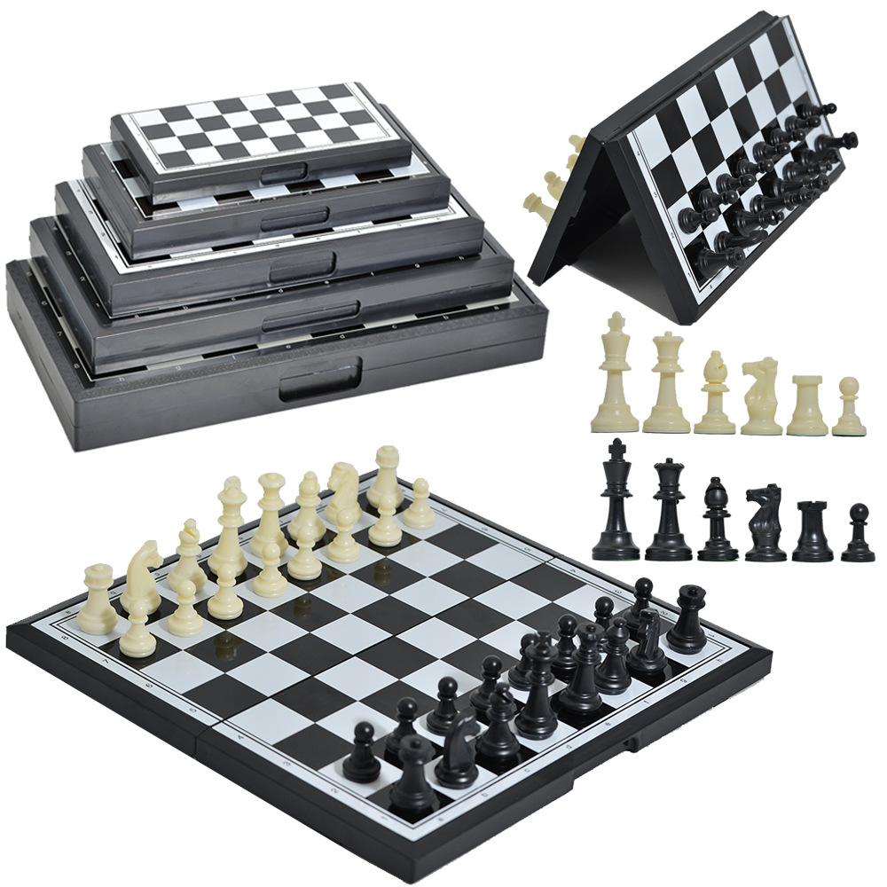 Folding Magnetic Chess Portabl - Board Game Yearbook review and price
