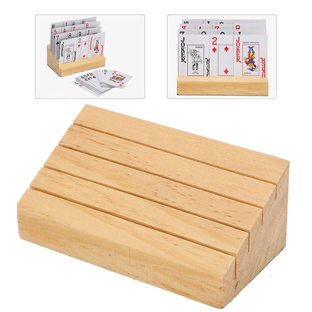 Hands-Free Wooden Playing Card - Board Game Yearbook review and price